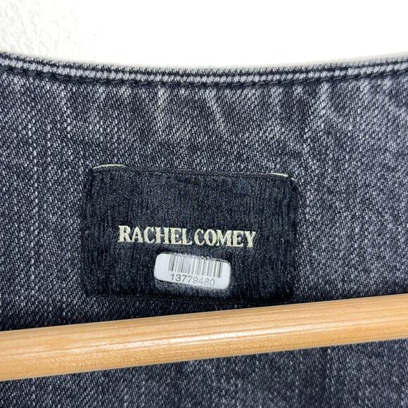 RACHEL COMEY Holt Dress Washed Black Denim Gray {102} - Picture 6 of 8
